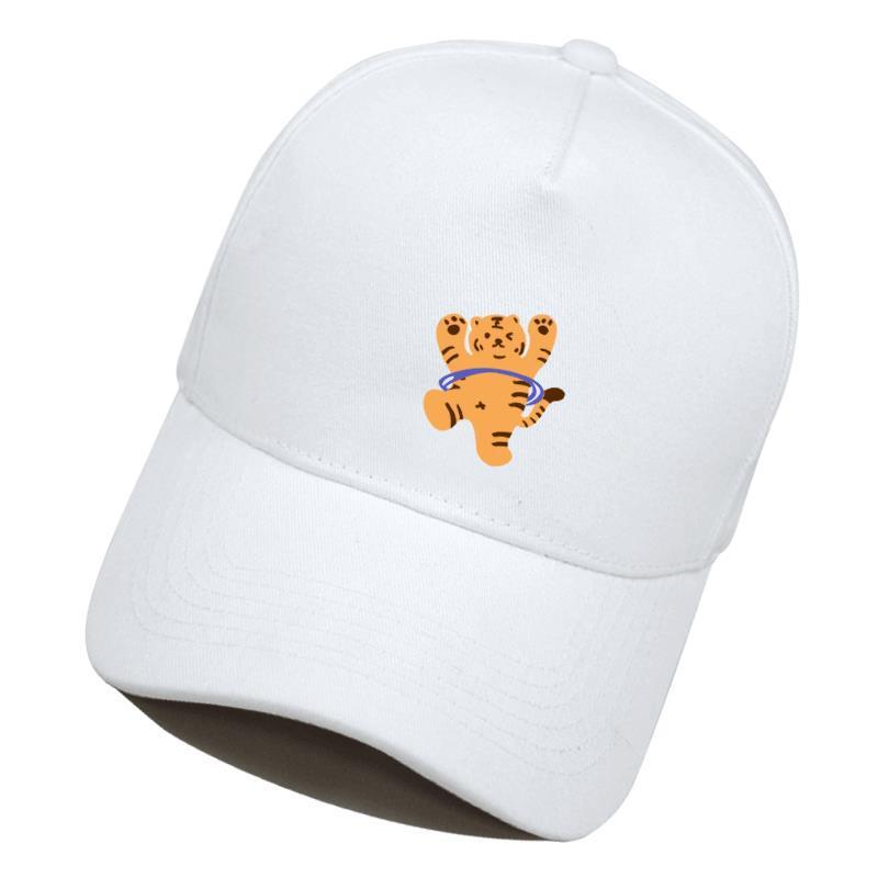 Wholesale Cartoon Tiger Men and Women Valentine's Day Couple Versatile LOGO Peaked Cap Sunshade Baseball Cap